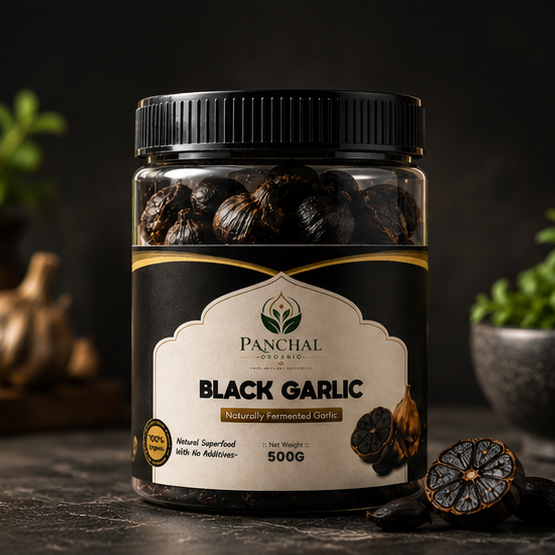 Panchal Organic Premium Fermented Black Garlic 500g